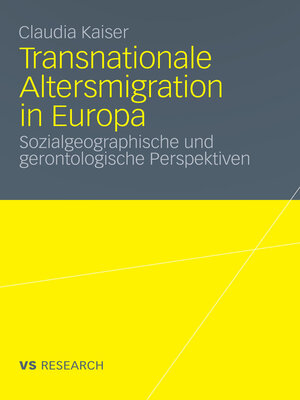 cover image of Transnationale Altersmigration in Europa